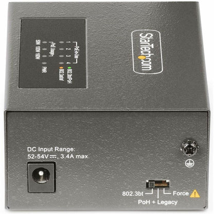 StarTech.com 4-Port Multi-Gigabit PoE++ Injector (Part #AS445C-POE-INJECTOR) with 95W Power and 328ft Range