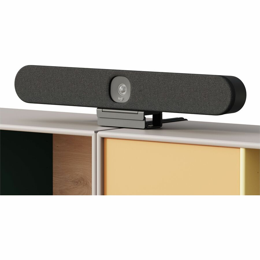Logitech Rally Bar Huddle Video Conference Equipment with Logitech Tap and Cat5e for Meeting Rooms