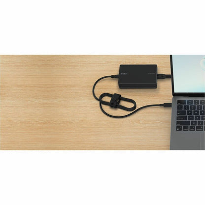 Belkin CONNECT USB-C Core GaN Power Adapter 100W with 8 ft Cable - Portable Laptop Charger