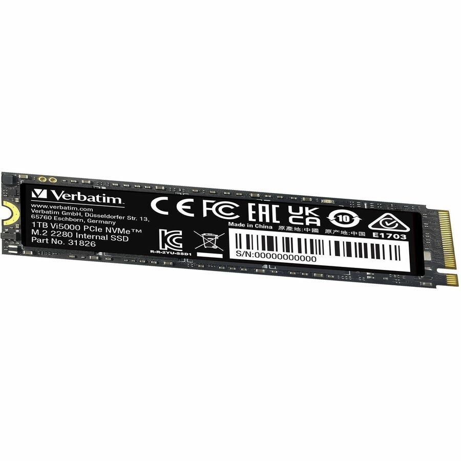 Verbatim America LLC 1TB Vi5000 PCIe NVMe M.2 2280 Internal SSD