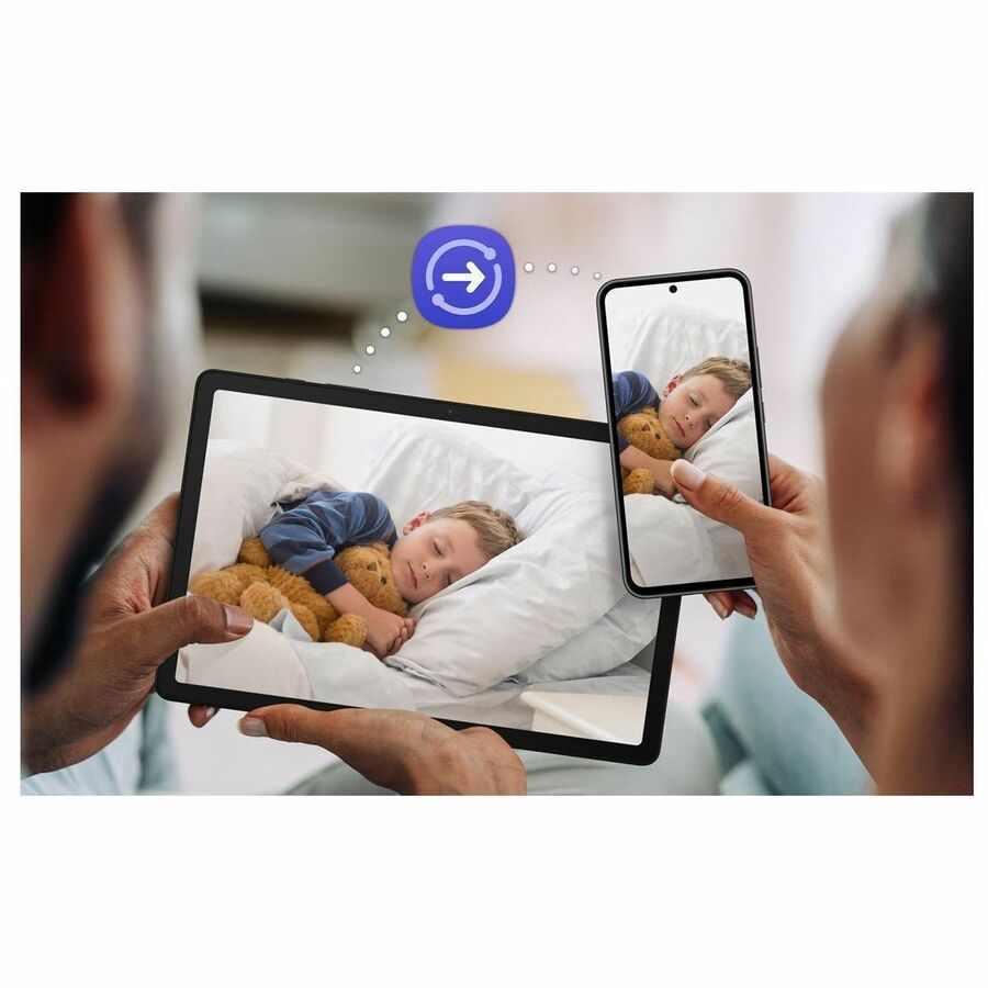 Samsung Galaxy Tab A9+ Tablet - 11-Inch WUXGA Display, Qualcomm Snapdragon 695 5G, 4GB RAM, 64GB Storage, Silver