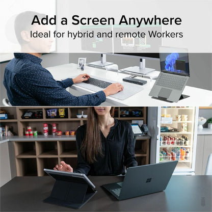 Plugable PT-STANDX Portable Adjustable Laptop and Tablet Stand for Travel and Home Use