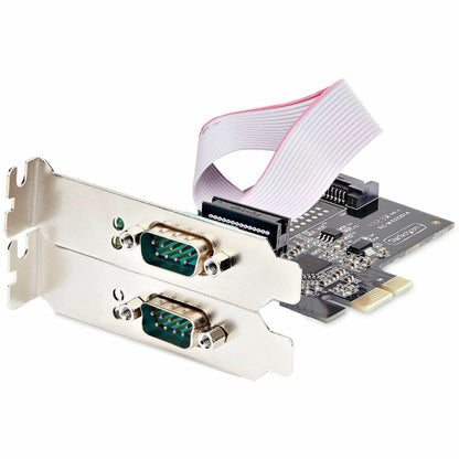 StarTech.com 2-Port Serial PCIe Card - Dual RS-232/RS-422/RS-485 Communication Adapter for Desktop and SFF Systems