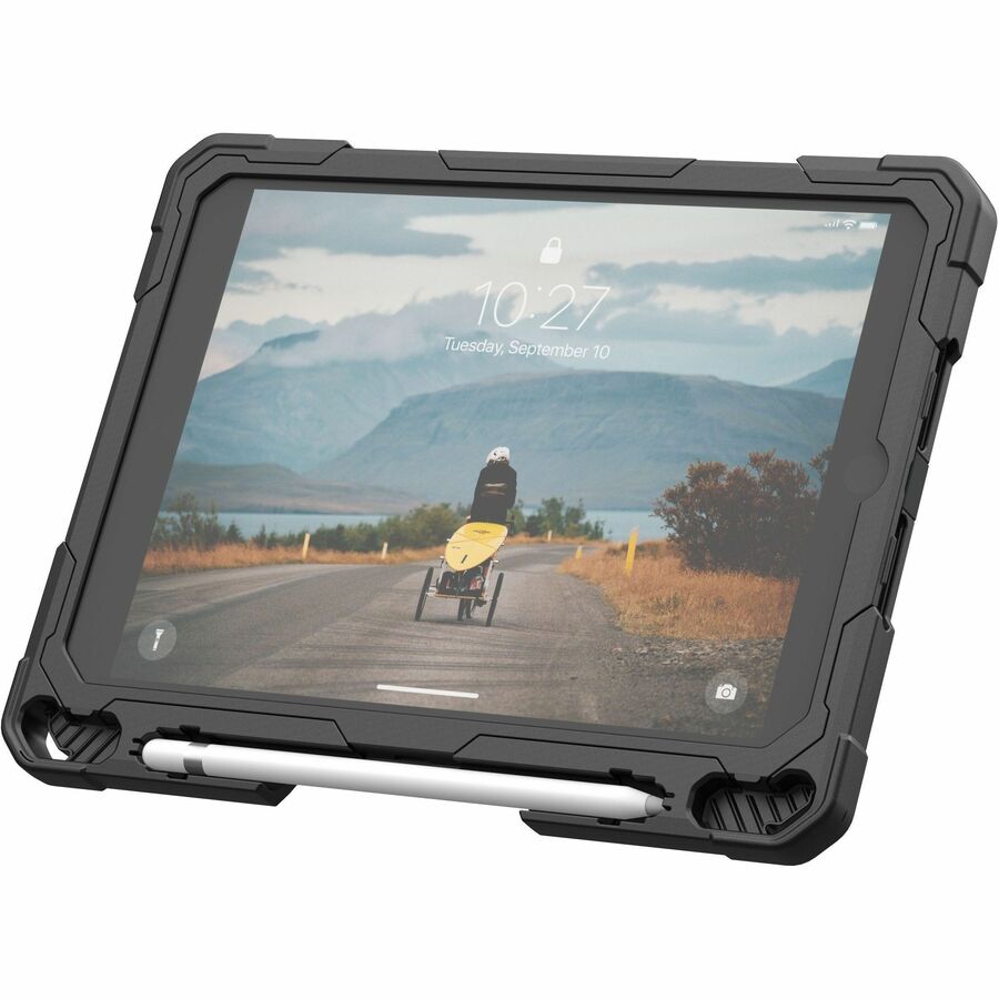 Urban Armor Gear Plasma Rugged Carrying Case for 10.2-inch Apple iPad (9th Generation) in Ice Black