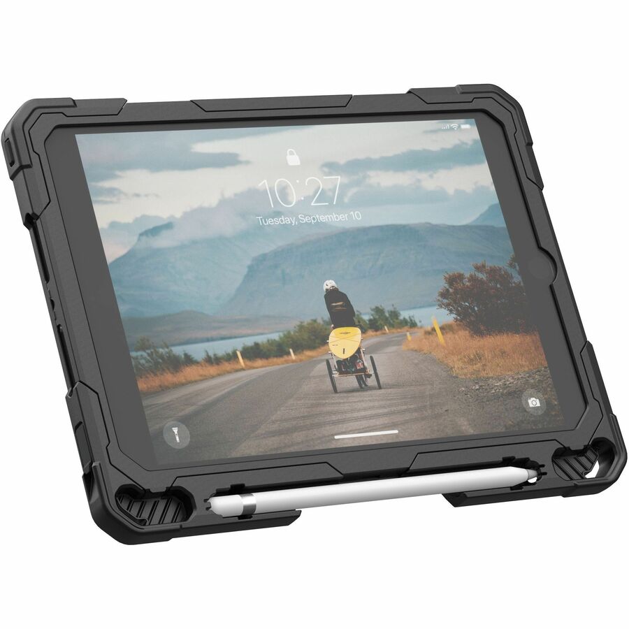 Urban Armor Gear Plasma Rugged Carrying Case for 10.2-inch Apple iPad (9th Generation) in Ice Black