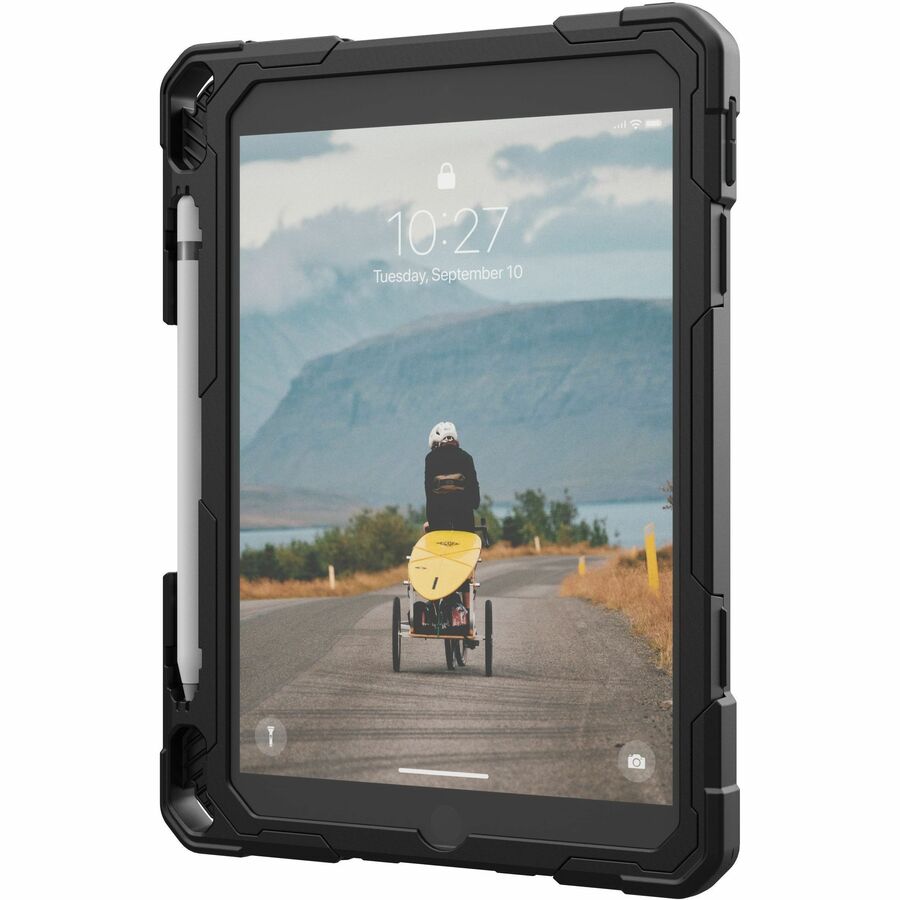 Urban Armor Gear Plasma Rugged Carrying Case for 10.2-inch Apple iPad (9th Generation) in Ice Black
