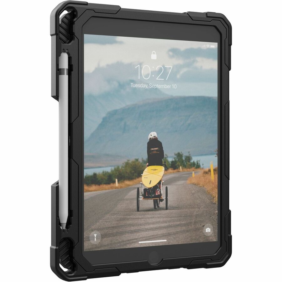 Urban Armor Gear Plasma Rugged Carrying Case for 10.2-inch Apple iPad (9th Generation) in Ice Black