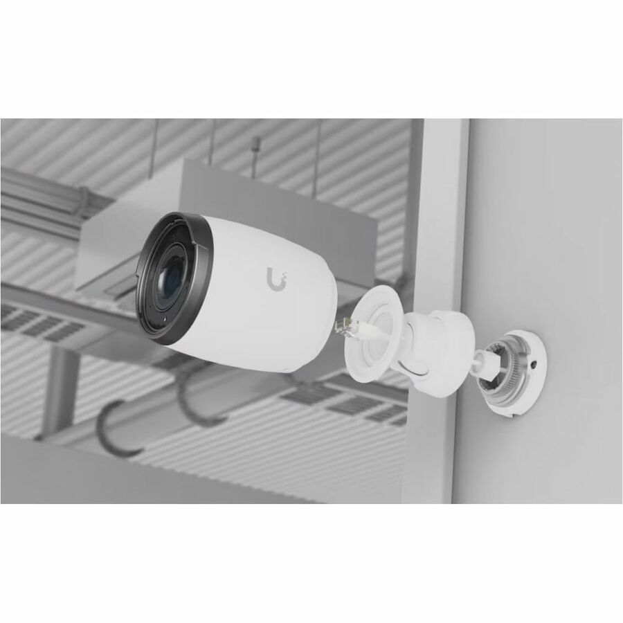 Ubiquiti UniFi Protect UVC-AI-Pro-White 8MP 4K Indoor/Outdoor PoE Network Camera with AI Detection