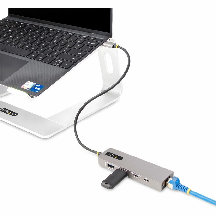 StarTech.com 3-Port USB-C Hub with 2.5 Gigabit Ethernet and 100W Power Delivery Pass-Through