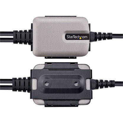 StarTech.com 2ft USB to Serial Adapter Cable with Dual RS-232 Ports and COM Retention - Supports Windows, macOS, Linux