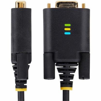 StarTech.com 13ft USB to Serial Adapter Cable with Dual RS-232 Ports and COM Retention