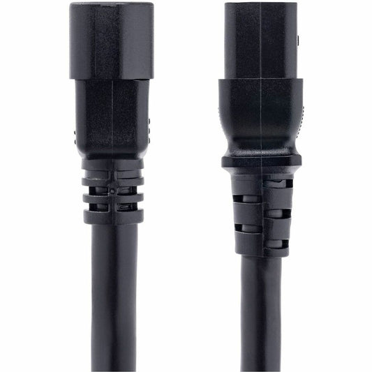 StarTech.com 6ft Heavy Duty Power Cord C14 to C19, 15A 250V, 14AWG for Servers and Rackmount Equipment