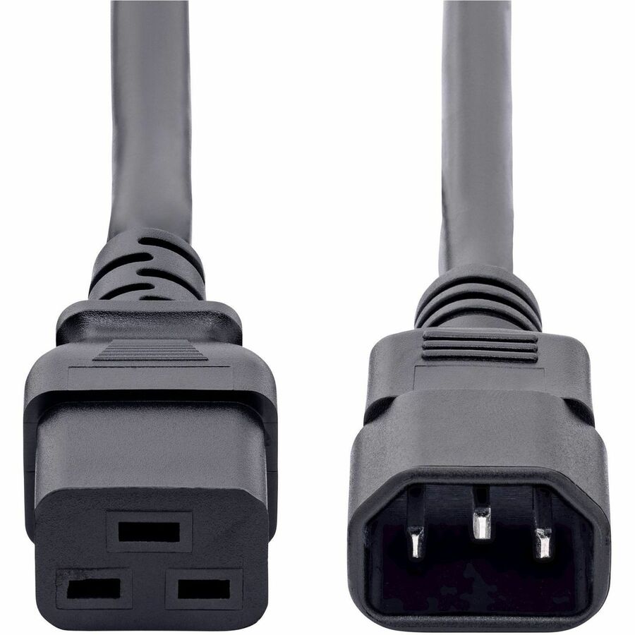StarTech.com 6ft Heavy Duty Power Cord C14 to C19, 15A 250V, 14AWG for Servers and Rackmount Equipment
