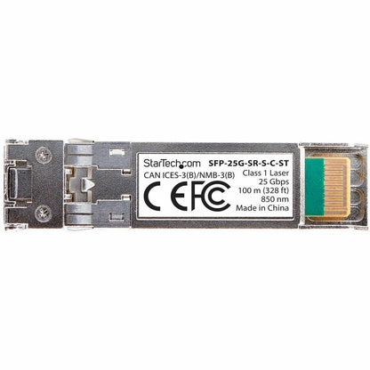 StarTech.com Cisco SFP-25G-SR-S Compatible SFP28 Module - 25Gbps Multimode Fiber Transceiver with LC Connector, 100m Range