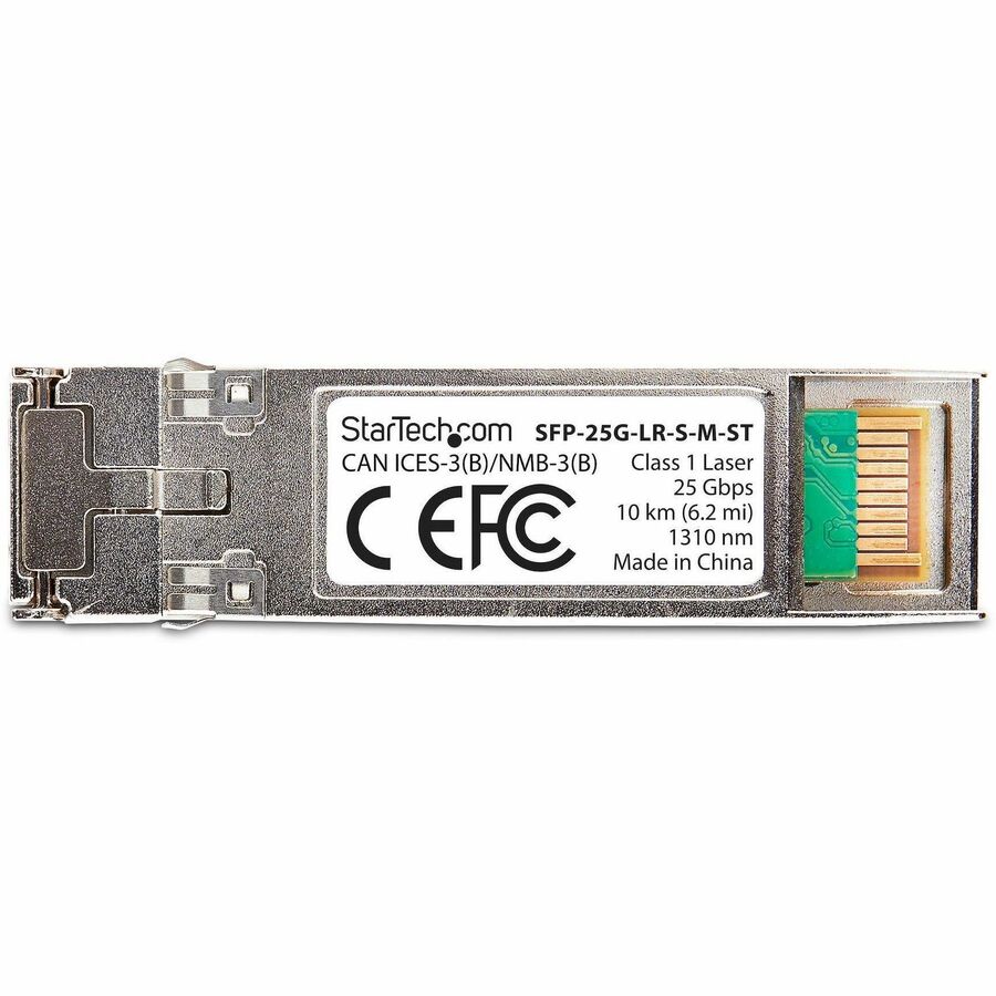StarTech.com SFP28 Module SFP25GLRSMST — 25Gbps Single Mode Fiber Transceiver for Long-Range Optical Networks