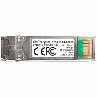 StarTech.com SFP28 Module SFP25GLRSMST — 25Gbps Single Mode Fiber Transceiver for Long-Range Optical Networks