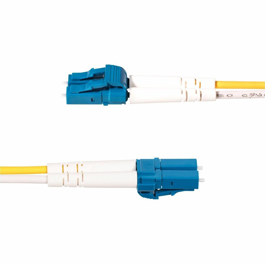 StarTech.com 3m LC to SC Duplex OS2 Single Mode Fiber Optic Cable - 100Gbps, Low Loss, LSZH Jacket