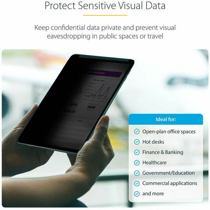 StarTech.com 11-inch iPad Pro Privacy Screen Filter with Micro-louver Technology