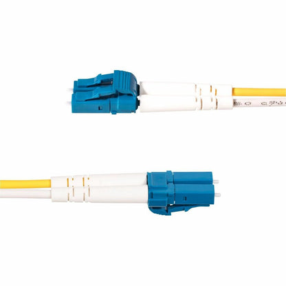 StarTech.com 5m LC to SC OS2 Single Mode Duplex Fiber Optic Patch Cable - 100G Data Rate, Low Loss, LSZH Jacket