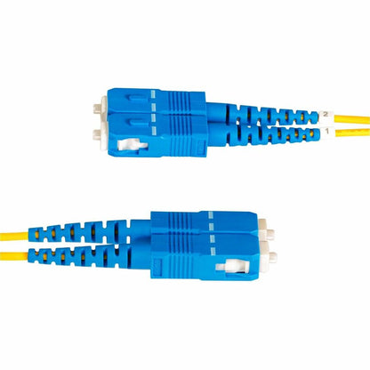 StarTech.com 1m LC to SC OS2 Single Mode Duplex Fiber Optic Cable - 100Gbps with Low Loss and LSZH Jacket