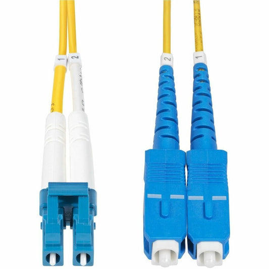 StarTech.com 20m LC to SC OS2 Single Mode Duplex Fiber Optic Cable, 9/125, 100Gbps, LSZH Jacket