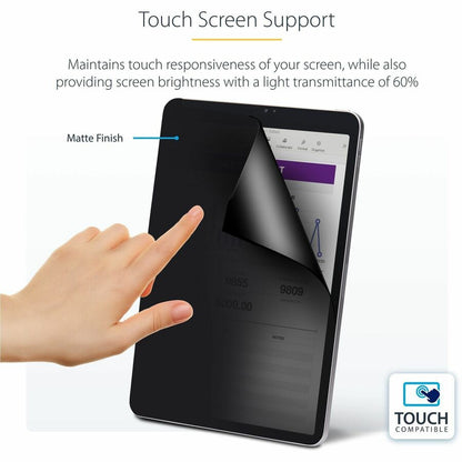 StarTech.com 4-Way Privacy Screen Filter for 12.9-inch iPad Pro (3rd Generation and Up) with Touch Support