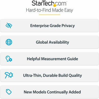 StarTech.com 16-inch 16:10 Flip-Up Privacy Screen with Touch - Anti-Glare Laptop Privacy Filter and Blue Light Reduction