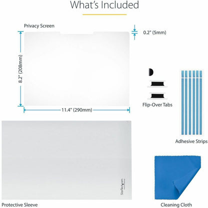 StarTech.com 13.5-inch 3:2 Flip-Over Privacy Screen with Touch and Blue Light Filter