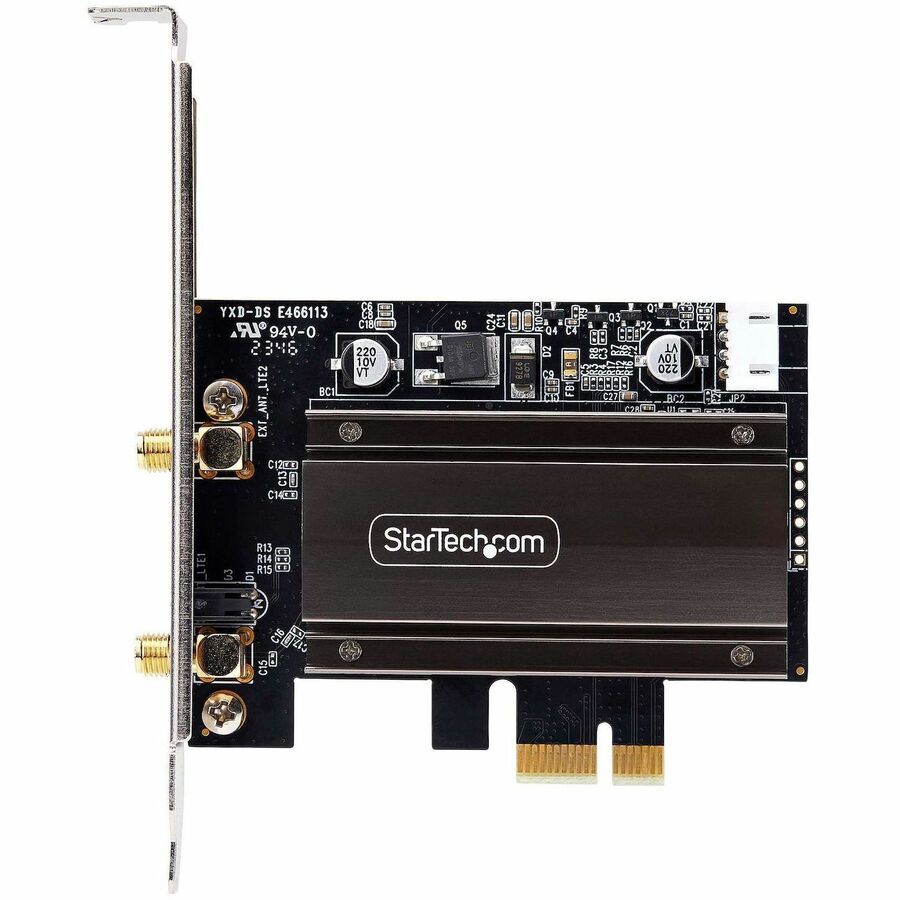 StarTech.com Wi-Fi 6E PCIe Network Card with Bluetooth 5.3 and Magnetic Antenna Base