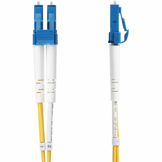 StarTech.com 6m LC to LC OS2 Single Mode Duplex Fiber Optic Cable - 100Gbps, Low Insertion Loss, LSZH Jacket