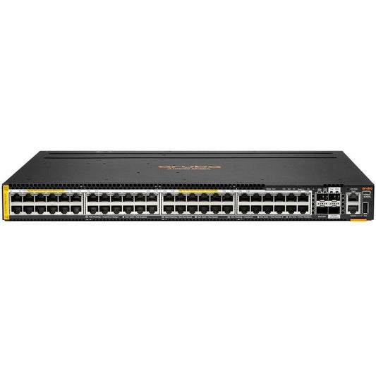 Hewlett Packard Enterprise Aruba CX 6300 Ethernet Switch (Part S3L77A) – 48 Port, 50GBase-X, Manageable, PoE, 1U Rack-Mountable