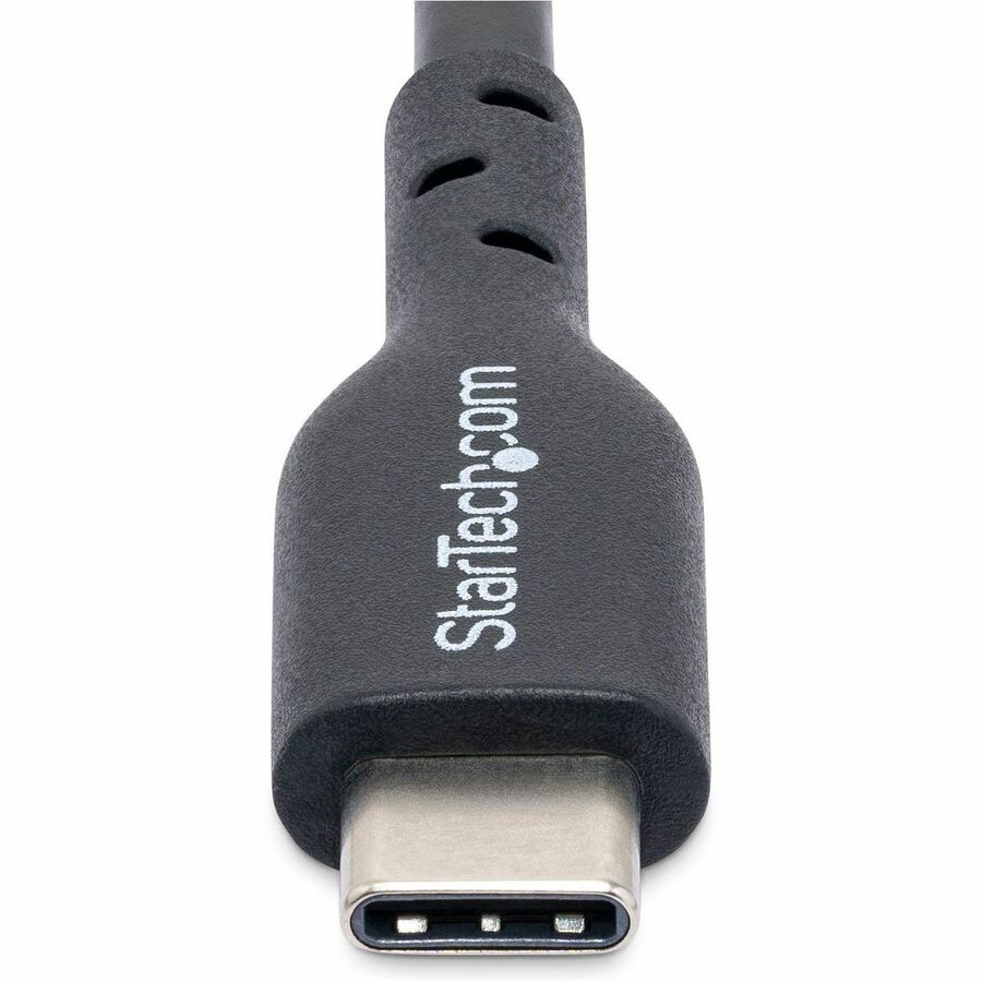 StarTech.com 1m USB Type-C Charging and Data Transfer Cable - 60W Power Delivery, 3A, TPE Jacket, Black