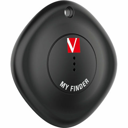 Verbatim My Finder Bluetooth Tracker 1 Pack - Black | Asset & Item Locator with Apple Find My Compatibility