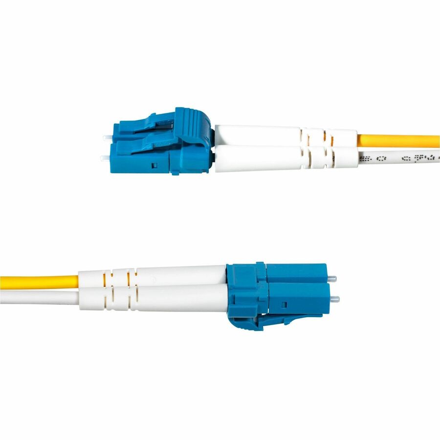 StarTech.com 25m LC to LC OS2 Single Mode Duplex Fiber Optic Patch Cable, 9/125μm, LSZH Jacket
