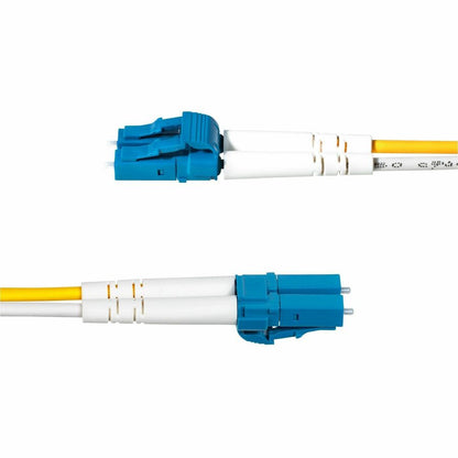 StarTech.com 25m LC to LC OS2 Single Mode Duplex Fiber Optic Patch Cable, 9/125μm, LSZH Jacket
