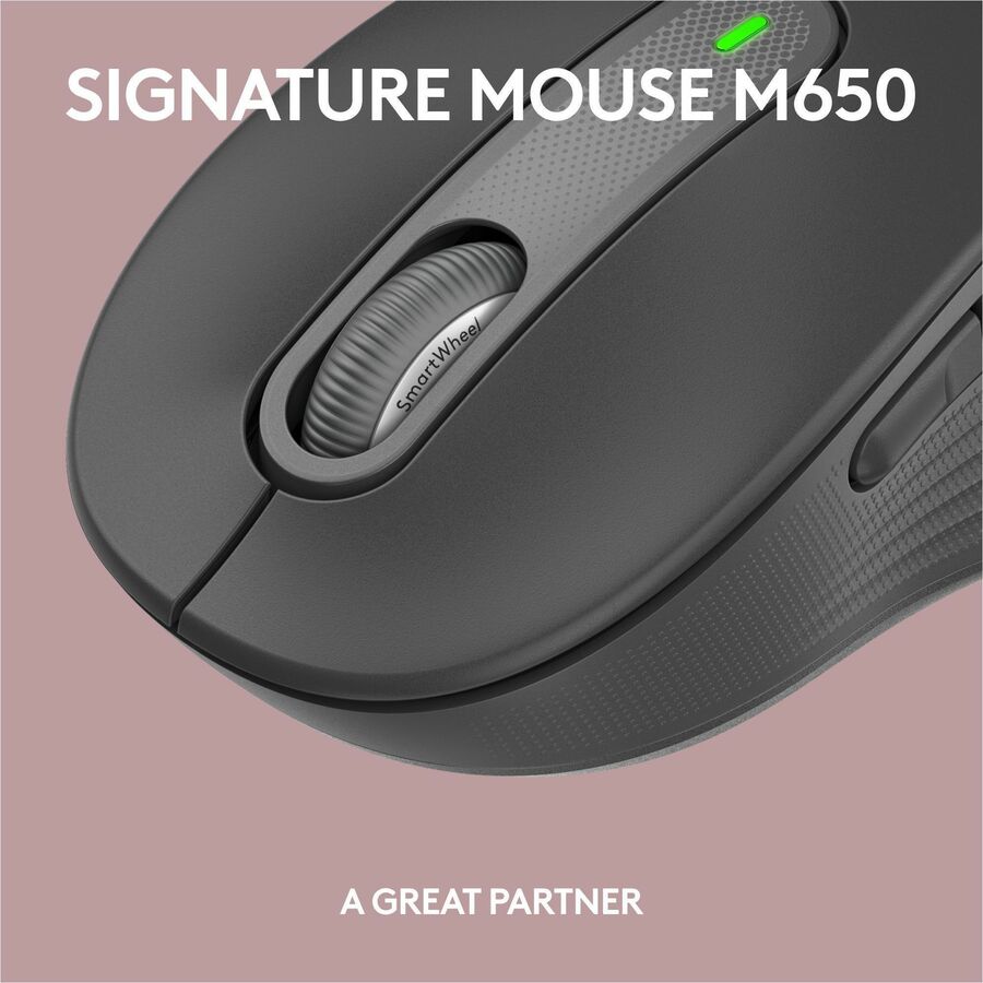 Logitech Signature Slim K950 Wireless Keyboard - Graphite, Quiet, Multi-Device Bluetooth Connectivity