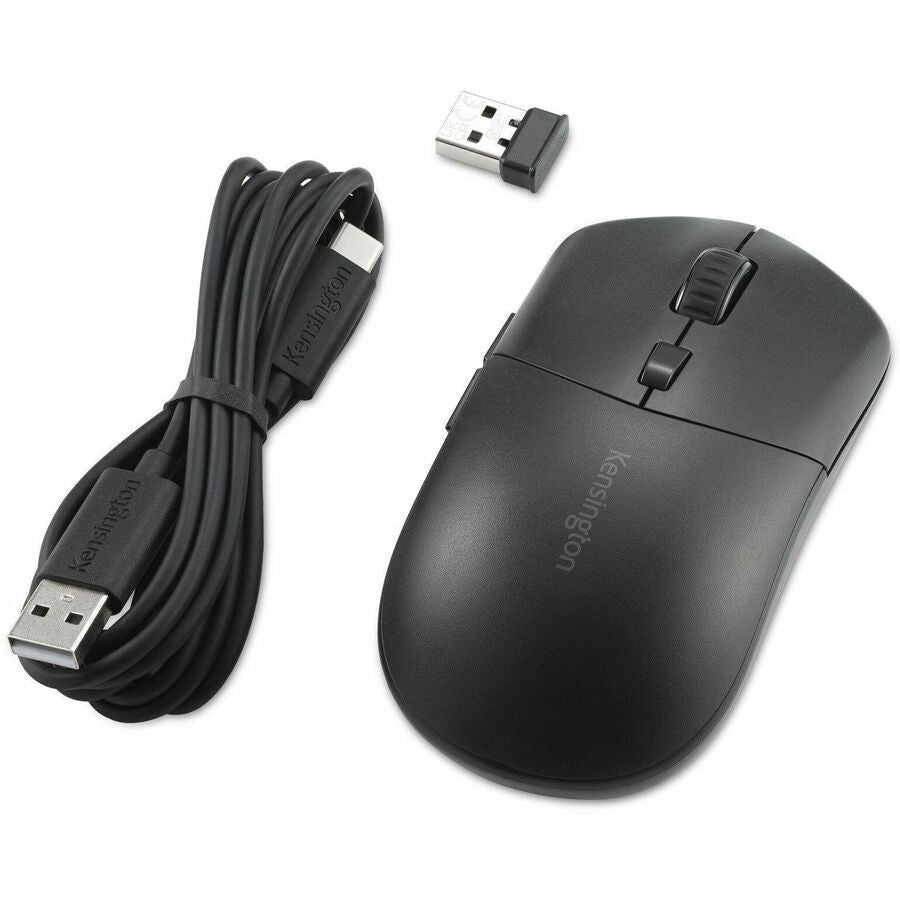 Kensington MY430 Rechargeable Wireless Mouse with 5 Programmable Buttons and Eco-Friendly Design