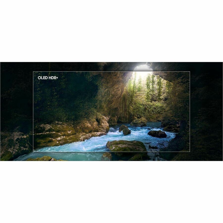 Samsung QN77S90DAF 77-Inch Smart OLED 4K UHD TV with HDR+, Dolby Atmos, and Bixby Voice Control