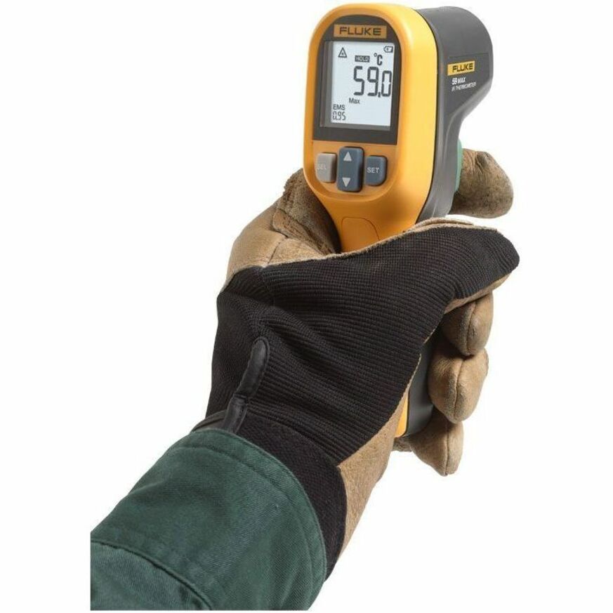 Fluke Networks Fluke 59 MAX+ Infrared Thermometer with Laser Targeting and 10:1 Distance-to-Spot Ratio