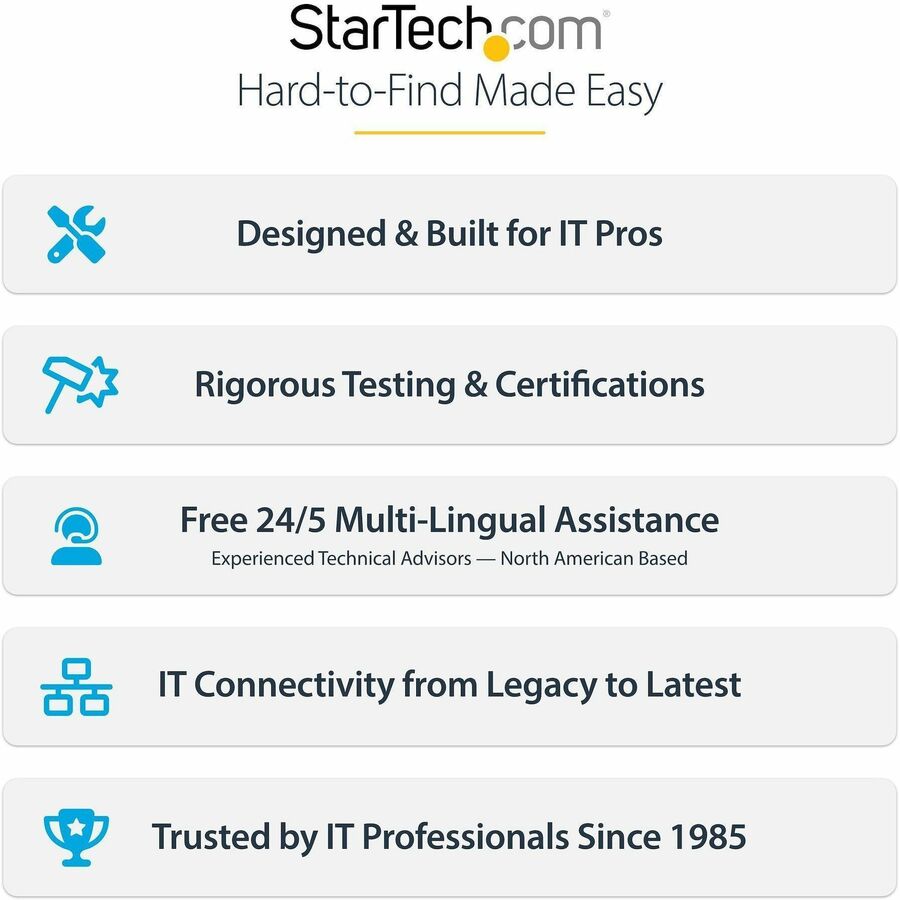 StarTech.com VDSL2 Ethernet Extender Kit VDSLLANEXTENDER1G for Long-Range Network Extension up to 0.6 miles