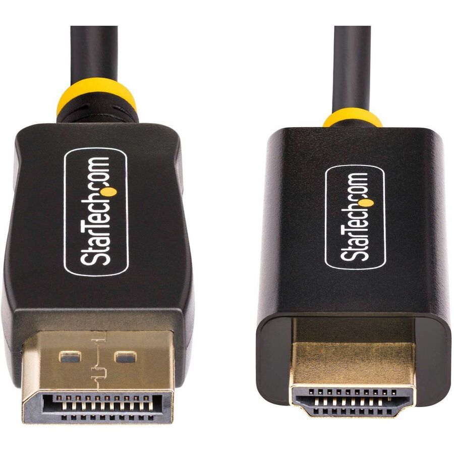 StarTech.com 6.6ft DisplayPort to HDMI Adapter Cable with 4K HDR - DP 1.4 to HDMI 2.0b High-Performance Video Converter