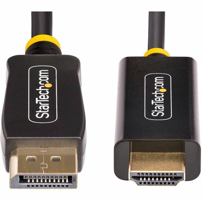 StarTech.com 6.6ft DisplayPort to HDMI Adapter Cable with 4K HDR - DP 1.4 to HDMI 2.0b High-Performance Video Converter