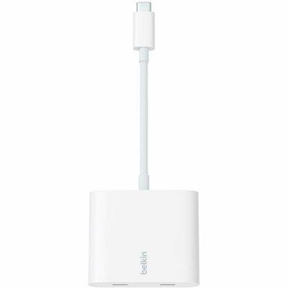 Belkin Connect USB-C Data + Charge Adapter (Part WCZ002BTWH) for Fast Data Transfer and Power Delivery