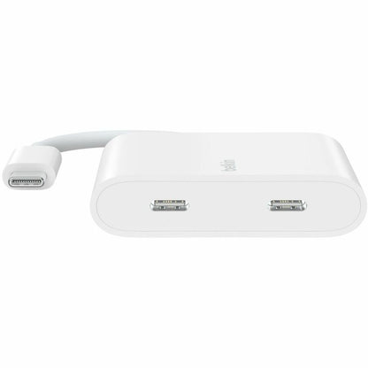 Belkin Connect USB-C Data + Charge Adapter (Part WCZ002BTWH) for Fast Data Transfer and Power Delivery