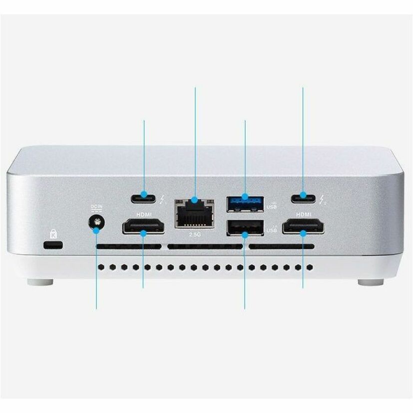 ASUS NUC 14 Pro+ Barebone System Mini PC with Core Ultra 7 14th Gen, DDR5, Wi-Fi 6E, Bluetooth 5.3 and Arc Graphics
