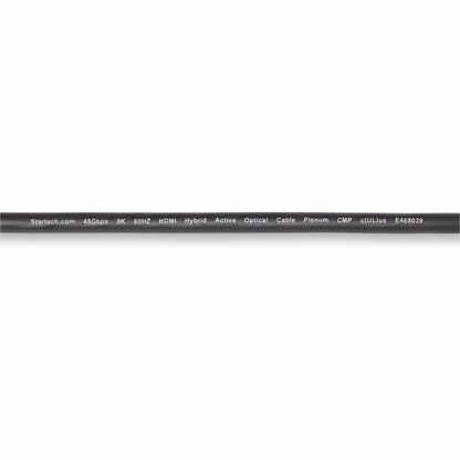 StarTech.com 50ft HDMI 2.1 Hybrid Active Optical Cable (AOC) for 8K Video and High-Quality Audio