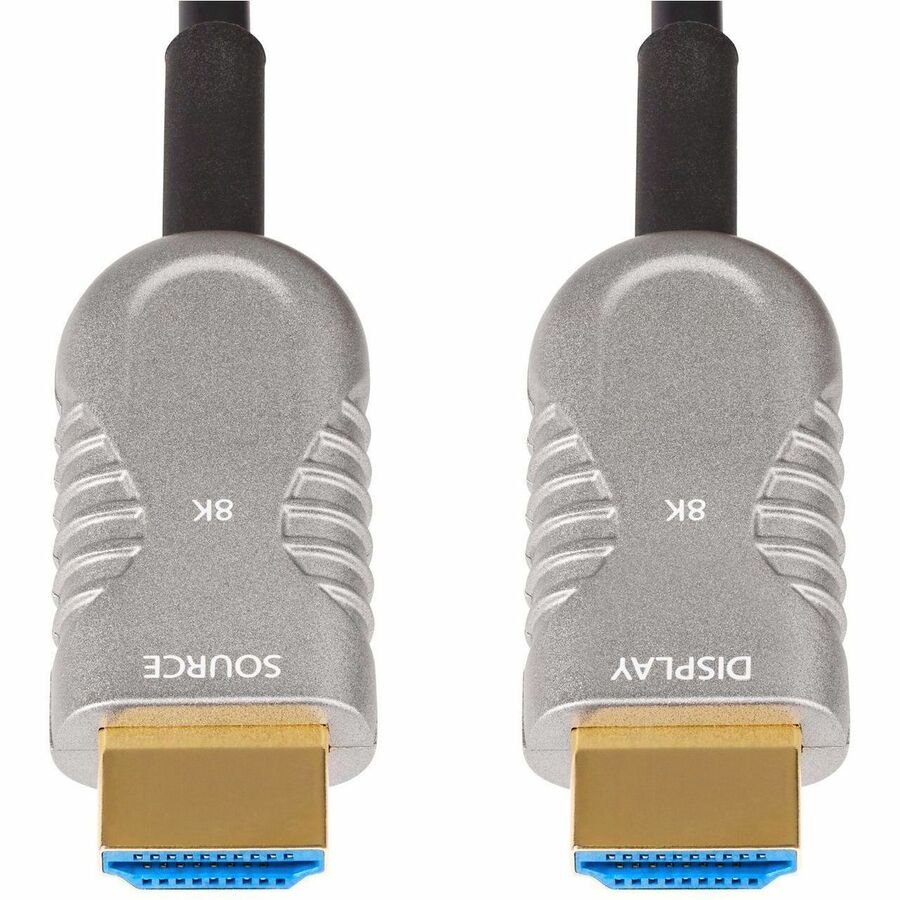 StarTech.com 30ft HDMI 2.1 Hybrid Active Optical Cable (Part #8KA30FHDMICABLE) for 8K Video and High-Fidelity Audio
