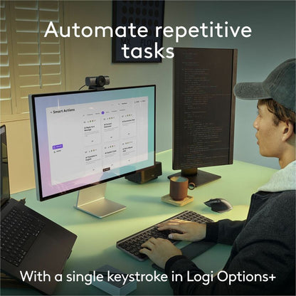 Logitech MX Keys S Combo for Mac – Wireless Keyboard and Mouse in Space Gray with Backlit Keys and Darkfield Tracking