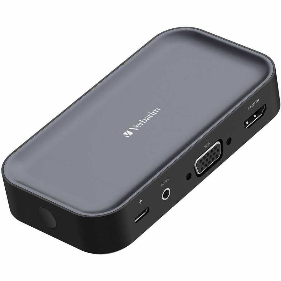 Verbatim Share My Screen 1080p USB-C Wireless Display Adapter with USB Hub and Card Reader - WDA-01