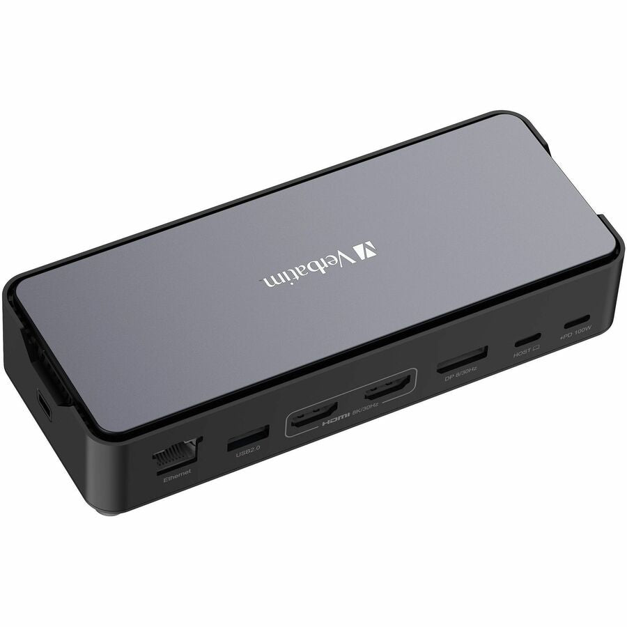 Verbatim USB-C Pro Docking Station 15-in-1 with 256GB SSD Enclosure